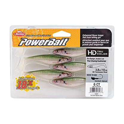 Berkley PowerBait The Champ Swimmer Fishing Soft Bait - color: HD Tennessee Shad, size: 3.8"