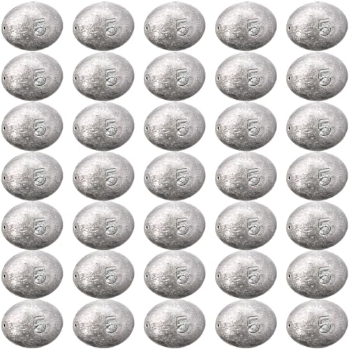 Egg Fishing Sinker Weights Kit Egg Weights Rig Drop Bass Casting Fishing Sinkers Saltwater Freshwater Gear Tackle - size: 5 oz