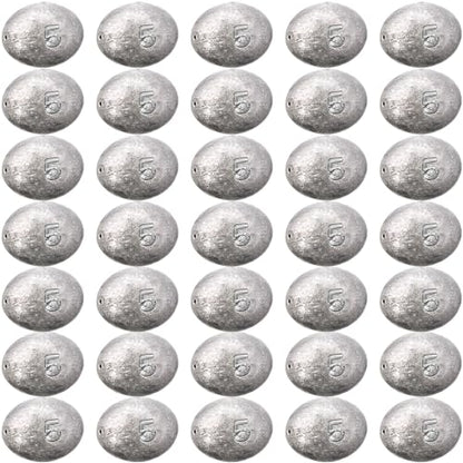 Egg Fishing Sinker Weights Kit Egg Weights Rig Drop Bass Casting Fishing Sinkers Saltwater Freshwater Gear Tackle - size: 5 oz