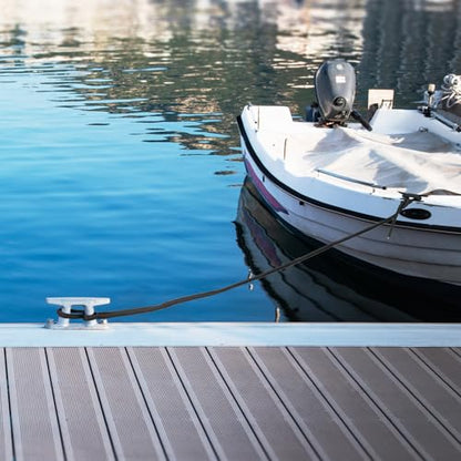 2 Pack 3/8" x 20' Boat Dock Lines for Boat & Pontoon, Premium Marine- Grade Double Braided Nylon Boat Lines, Pre-Spliced with a 12" Eyelet-Black,High Strength,Easy Handling,Boating Gifts for Men. - size: 3/8" x 20' (Pack of 2)