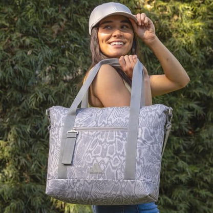 adidas All Me Tote - color: Reptile Halo Silver-grey/Grey