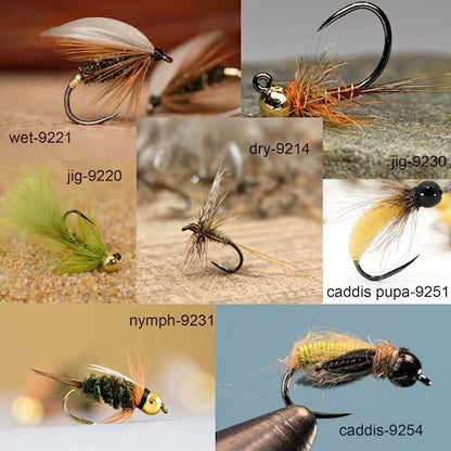 Eupheng 100pcs Plus Best Barbless Competition Fly Fishing Hook Collection, Dry Nymph Strimp&Pupa, Pupa jig Fly Hooks High Carbon Competition Hook - color: Jig Fly Hook Circle Point EP-9230, size: 10#