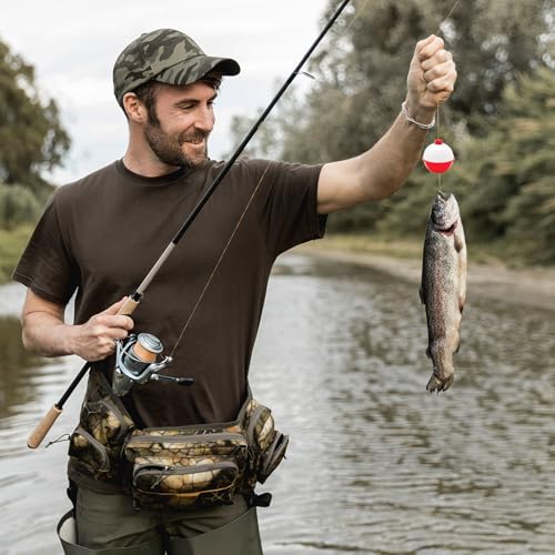 50 PCS Large Fishing Float,1.5inch Hard ABS Fishing Bobber,Red and White Bobbers,Push Button Round Buoy Floats for Tackle Accessories