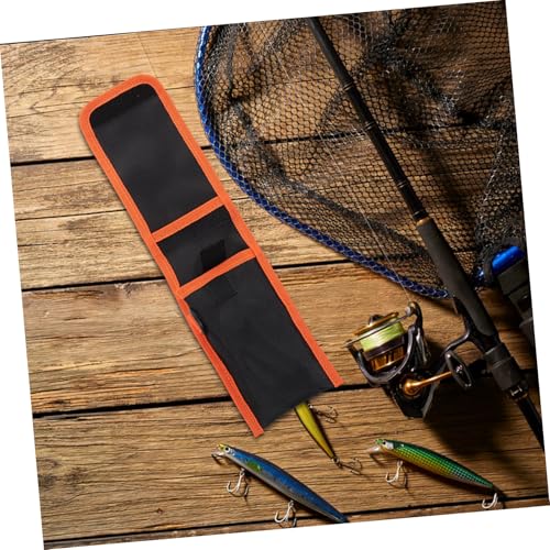 Large Oxford Fishing Gear Bag with Integrated Pliers Pocket Multi-function Tackle Organizer for Surf Beach Saltwater Anglers Outdoor Storage
