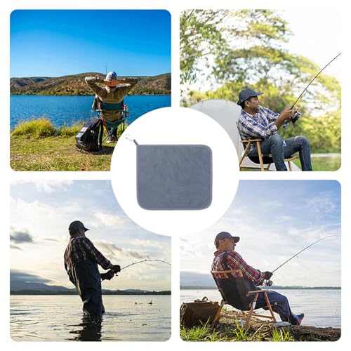 Swimming Towel Thickened Double-Layer Non-Slip | Hand Towel For Fishing Boat Deck Cleaning, Marine Camping, Outdoor Kitchen Wipe, Garage Workshop Rag, Car, RV, Patio,