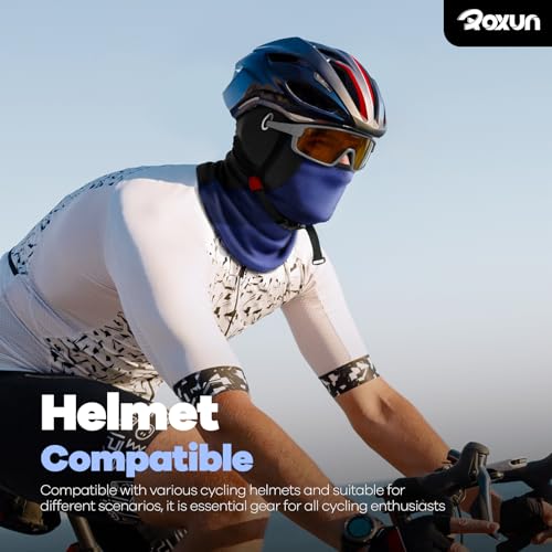 ROXUN Balaclava Moto Face Mask, Summer Cooling Ice Silk Mesh Sun Protection | Ice Silk Cooling, Breathable Mesh, UPF 50+, Helmet Friendly, Glasses Compatible, Versatile Use for Cycling Ski - color: Mustard Green