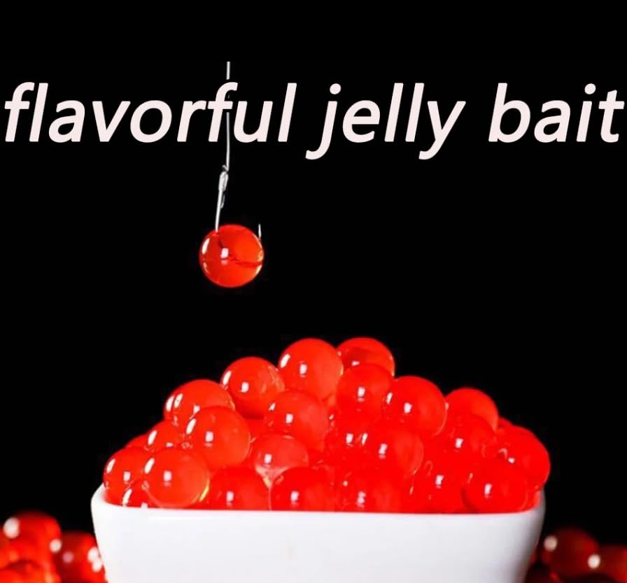 Pack of 1 65g Jelly Lure Fish Food Aquatic Feed Carp Pesca Attractant Flavor String Hook Pill Goods Nutrition Egg Fishy Aroma Soft Bait