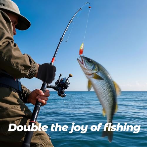 24-Day Fishing Advent Calendar - Ultimate Fishing Accessories Kit for Men & Teen Boys, Countdown to Christmas with Surprises for Fishing Enthusiasts