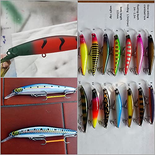 10 Blank Unpainted Minnow Crankbait Topwater Lipless Jerkbait Fishing Lures V3 - color: UPM673P10