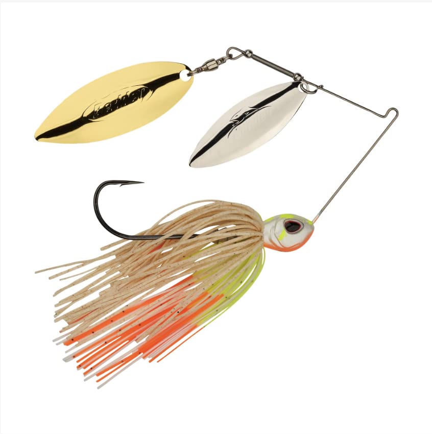 Berkley Power Blade Standard Fishing Spinnerbaits - color: Coleslaw/Silver + Gold, size: 3/4 oz - Colorado Willow