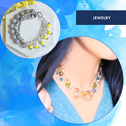 Beadalon 49 Strand Stainless Steel Bead Stringing Wire, .018 in / 0.46 mm, White, 30 ft / 9.2 m - color: White, style: .018 in / 0.46 mm, 30 ft / 9.2 m
