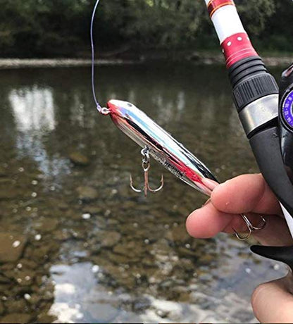 Heddon Zara Spook Topwater Fishing Lure - Legendary Walk-The-Dog Lure - color: Flitter Shad, style: Zara Puppy (1/4 Oz)