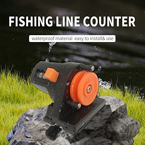 2PCS Fishing Line Depth Finder Counter, 0-999M Depth Gauge, Portable Fishing Tool Tackle