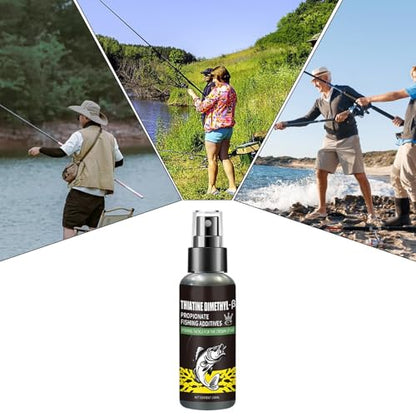 DMPT Fishing Scent Additive - Lure Enhancer, Liquid Formula | Organic Flavor Booster, Natural Feeding Stimulant with Strong Odor During Outdoor Carp Casting & Riverbank Trout Attraction Under Various