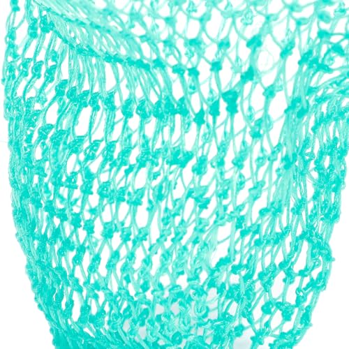 Wood Handle Fishing Net 30cm Small Square Frame Wear-Resist Mesh Portable Landing Net for Outdoor Fish Catching and Fly Fishing