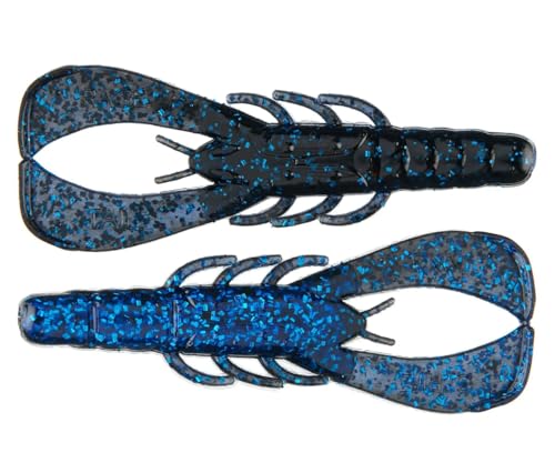 Strike King Rage Scounbug Soft Bait Fishing Lure, 3.5", 2 Rage Flange Pincers - color: Blue Bug