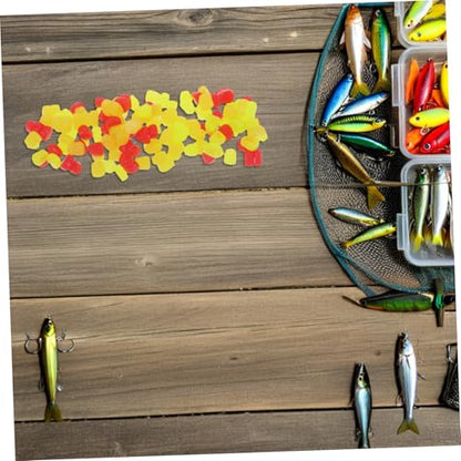 VICASKY 150pcs Floating Silicone Carp Lures Soft Artificial Corn Baits Simulation Fishing Bait for Freshwater Trout and Carp Fishing