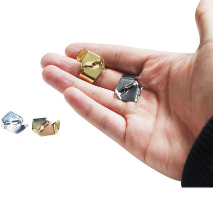 50pcs Buzzer Spinner Blades, Thickened Stainless Steel Delta Blades for Buzzbaits Surface Lures Size 20 * 28mm - color: Silver 50pcs