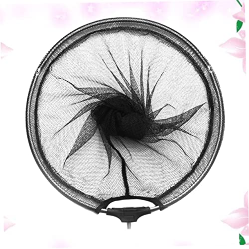 SUPVOX 45cm Aluminum Alloy Fishing Landing Net Head No Scratch Rubber Mesh Comfortable to Carry Install