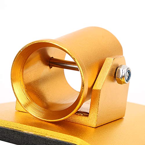 RiToEasysports Fishing Fighting Waist Belt,Aluminium Alloy Fishing Rod Pole Holder Stand Up Waist Fighting Belt for Fishing - color: Gold