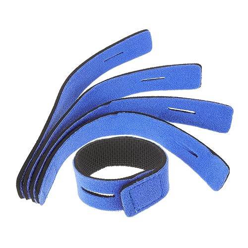 BESPORTBLE 5pcs Fishing Rod Strap Elastic Tackle Ties for Rods Soft and Band Lightweight and Practical Fishing Gear for Outdoor Use Prevents and Damage