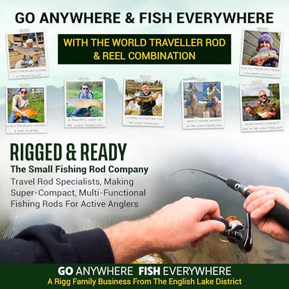 Rigged and Ready Smuggler Series™ Travel Fishing Rods. Super Compact, 1 Spinning Rod and Reel Combo, 4 Spin, 1 Casting Rod + Cases. 2, 3 or 4 Tips. Spin and General Freshwater - Saltwater Fishing