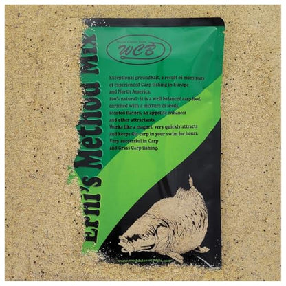 WCB Carp Baits Groundbait Chum Mix Feeder Mix Carp Bait - Erni's Method Mix - Ideal for Carp and Catfish Fishing - style: Flavor: Pineapple