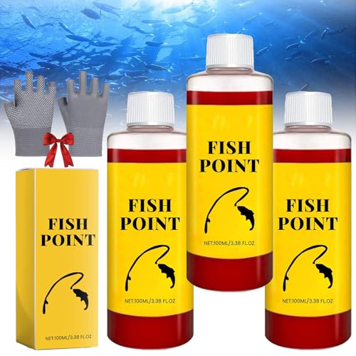 Concentrated Fish Attractant Liquid, Red Worm Liquid Spray, Fast-Acting Red Worm Formula, Fish Attractant Spray 100ml Freshwater Fishing Bait Additive, Enhances Scent & Improves Bite Response - color: 3 Pcs