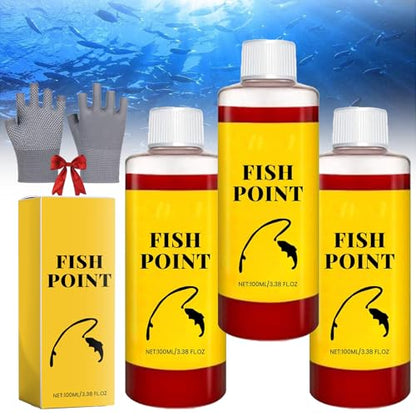 Concentrated Fish Attractant Liquid, Red Worm Liquid Spray, Fast-Acting Red Worm Formula, Fish Attractant Spray 100ml Freshwater Fishing Bait Additive, Enhances Scent & Improves Bite Response - color: 3 Pcs