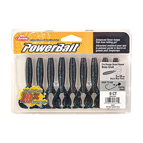 Berkley Classic - color: Black Blue Fleck, size: 3"