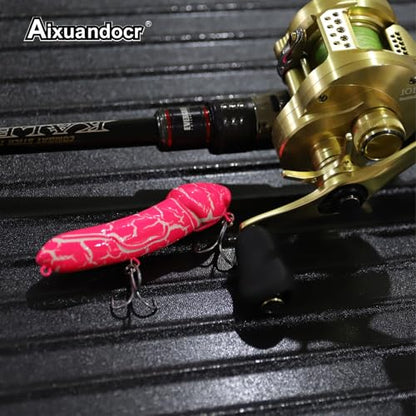 Funny Fishing Gifts for Men Women, Novelty Bass Topwater Lures, Father Christmas Birthday Gifts Stocking Stuffers - color: Pink