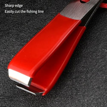 Fly Tying Fishing Line Cutter Scissors Stainless Construction Sliding Mechanism for Easy Carrying on Vests Bags Fishing Braided Line Scissors - color: Black