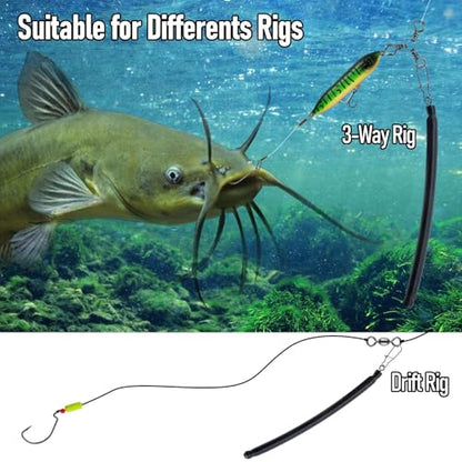 Dr.Fish 6 Pack Dragging Weights for Catfishing, Drifting Weight Freshwater Fishing Sinkers Bottom Search Slip Stick Trolling Catfish Tackle Gear - size: 6oz-6 Pack