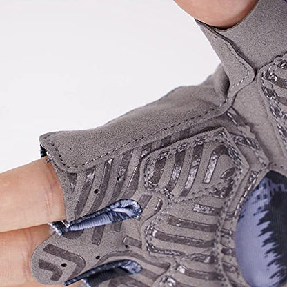 Seibertron S.P.S.G-1 UPF100+ Sun/UV Protection Touchscreen Adult & Youth Glove - color: 1/2 Finger Black, size: M Adult