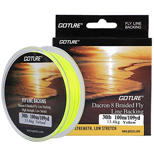 Goture Fly Line Fishing Line Weight Forward Floating Fly Line Double Micro Welded Loops Freshwater Saltwater Beginner Expert General WF2 3 4 5 6 7 8 9 10WT Olive Orange Yellow Moss Green(Olive, WF1F) - color: C: Fly Line Backing-Yellow