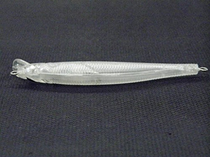 10 Blank Unpainted Minnow Crankbait Topwater Lipless Jerkbait Fishing Lures V3 - color: UPM662P10