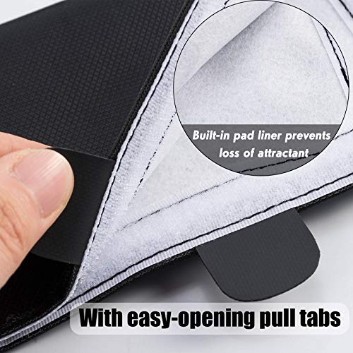 Dr.Fish 3 Pack Fishing Lure Wraps Lure Hook Cover Shield for Fishing Rod Thick Soft Padded Pierce Resistant Hard Baits Minnow Crankbait Popper Spinnerbait - color: L: 7*4"-3 Pack