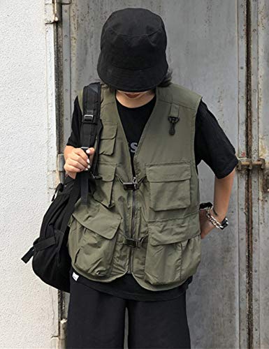 Gihuo Womens Travel Vest Fashion Outdoor Fishing Vest Summer Hiking Safari Photo Vests with Multi Pockets