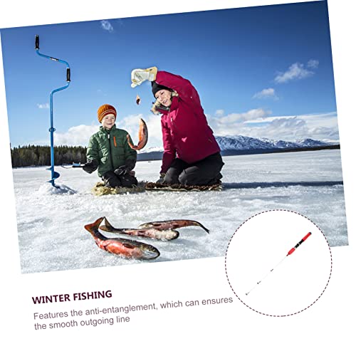 Balacoo 1pc Ice Fishing Rod Ice Fishing Pole Shrimp Fishing Pole Lure Fishing Pole Outdoor Fishing Rod Resin