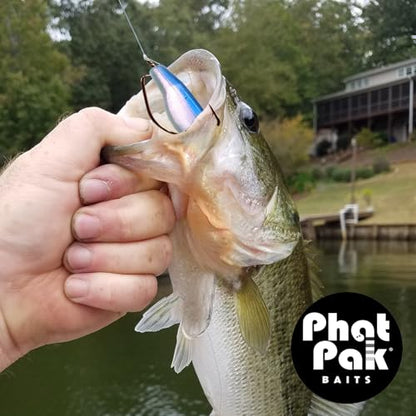 Phat Pak Baits - Drunkin Shad Zoom Super Fluke Style Soft Jerkbait 5" 20ct Soft Plastic Bass Fishing Lure - color: Ghost Minnow