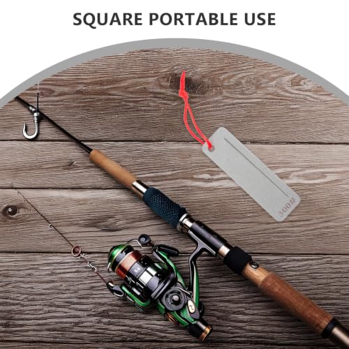 LIFKOME Portable Mini Fish Hook Sharpener with Diamond-coated Sharpening Stone for Fishing and Camping, High Efficiency Tool for Sharpening Hooks and Knives