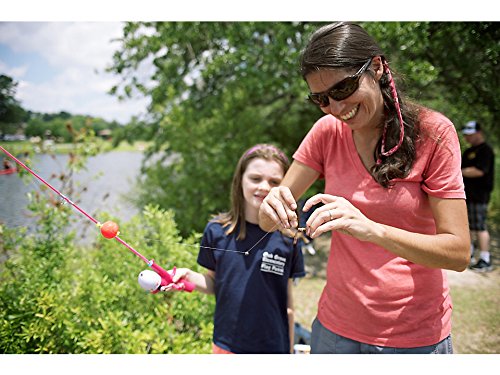 Shakespeare Youth Fishing Reel and Rod Combo - color: Mattel Barbie