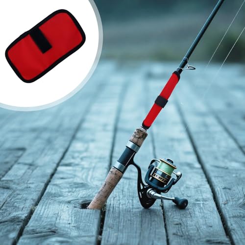 Gosknor 6pcs Fishing Lure Wraps, Protective Covers Oxford Cloth Hook Bait Wraps for Fishing Rod Protection and Safe Storage