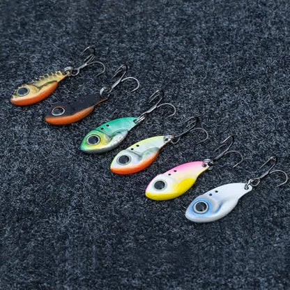 TRUSCEND Vibespinner Easy Catch Fishing Lures with BKK Hooks, Tail Spinner Baits with 4 Actions, Vibrating Swimming Flashing & Jigging for More Bites, Spoon Lures for Bass Trout Crappie Walleye Pike - color: C2-1/8oz-1"