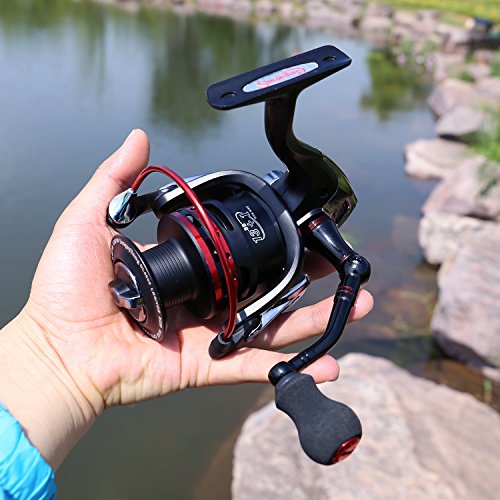 Sougayilang Fishing Reels Powerful 13+1BB Spinning Reels Ultra Smooth Reel for Saltwater or Freshwater - size: 3000
