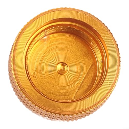 FABULETTA Baitcasting Reel Brake Knob, Fine Tuning Nut M11x0.5, Aluminum Alloy Replacement Part for Daiwa SS SV103SHL Spool Tension Adjustment(gold)