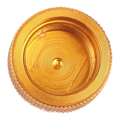 FABULETTA Baitcasting Reel Brake Knob, Fine Tuning Nut M11x0.5, Aluminum Alloy Replacement Part for Daiwa SS SV103SHL Spool Tension Adjustment(gold)