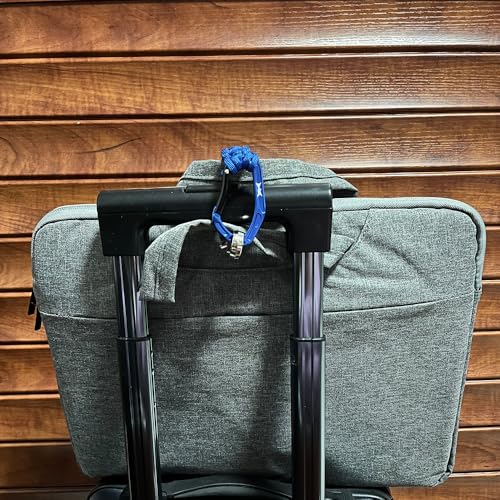 HERCULES Paracord Keychain Set – 2 Pack Lanyard Rope with Aluminum Clip, Durable Paracord Wrist Strap for Outdoor Activities, Royal Blue - style: Royal Blue