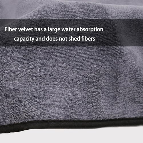 Retractable Clip Fishing Towel with Double Side Microfibers Portables Buckles Towel for Quick Drying and Gear