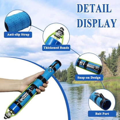 SUFFUSE Fishing Rod, Portable Catapult Lure Fishing Tools, Saltwater and Freshwater Great Gear for Traveling - color: Package D